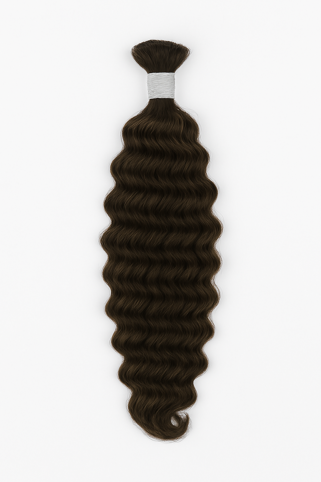 Virgin Natural DEEP WAVE Braiding Human Hair Curls (18-26 Inch)