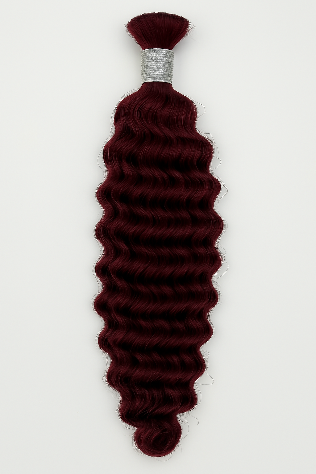 Virgin Natural DEEP WAVE Braiding Human Hair Curls (18-26 Inch)