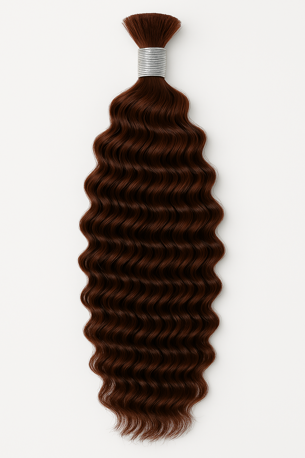 Virgin Natural DEEP WAVE Braiding Human Hair Curls (18-26 Inch)